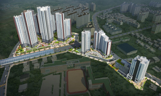 대곡역 두산위브 조감도. <두산건설 제공>